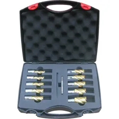 HOLEMAKER UNI SHANK TINITE (TiN) CUTTER 11PC SET (25MM)
